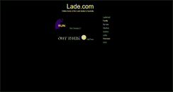 Desktop Screenshot of lade.com