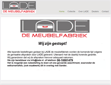 Tablet Screenshot of lade.nl